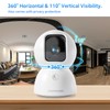 CINMOORE 3K Smart Security Camera Indoor with 64GB SD Card,No
