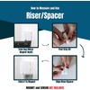 Spacer for Simplisafe - Security Sensor Spacer for Wireless Home
