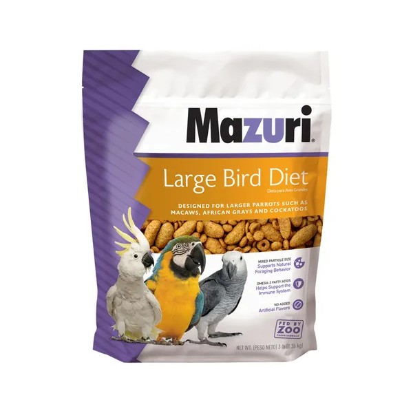 Mazuri Large Bird Loros Guacamayas Alimento Balanceado 650gr