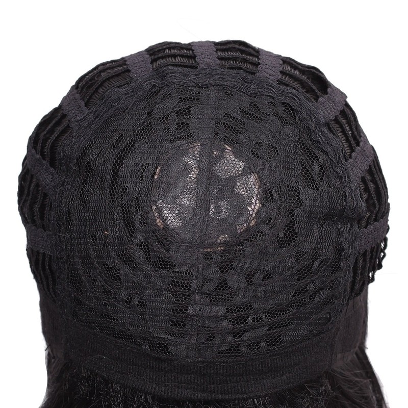 ColorGround Long Curly Cosplay Wig with 2 Ponytails(Black)