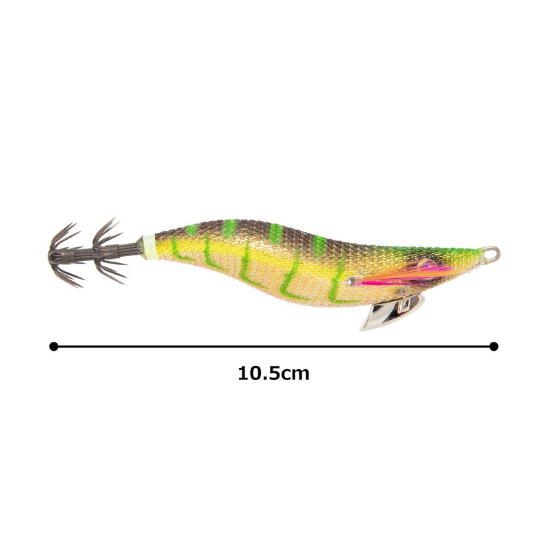 Major Craft EGZ-2.5#21 Egizo Egizo Squid Jig, No. 2.5, Gold