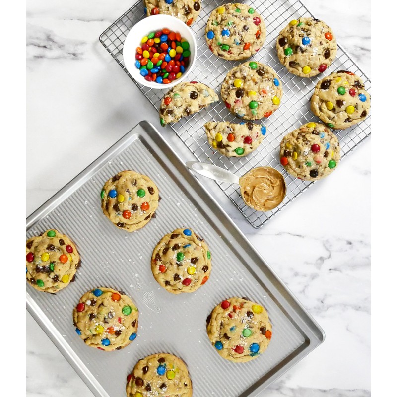USA Pan Bakeware Cookie Sheet, Large, Warp Resistant Nonstick Baking