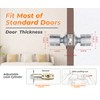 Keypad Door Lock with Handle, Keyless Electronic Entry Door Knob,3s