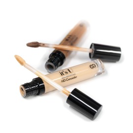 Sistar it's U Skin Perfecting HD Concealer Full Coverage Lightweight Long Lasting Correcting Liquid Contour Cover Masker Makeup 5 ml / 0.17 fl. oz (Honey Beige)