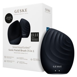 Geske Sonic Facial 5 in 1 Brush, GK000010BK01, Black / 게스케 소닉 페이셜 5 in 1 브러시, GK000010BK01, 블랙