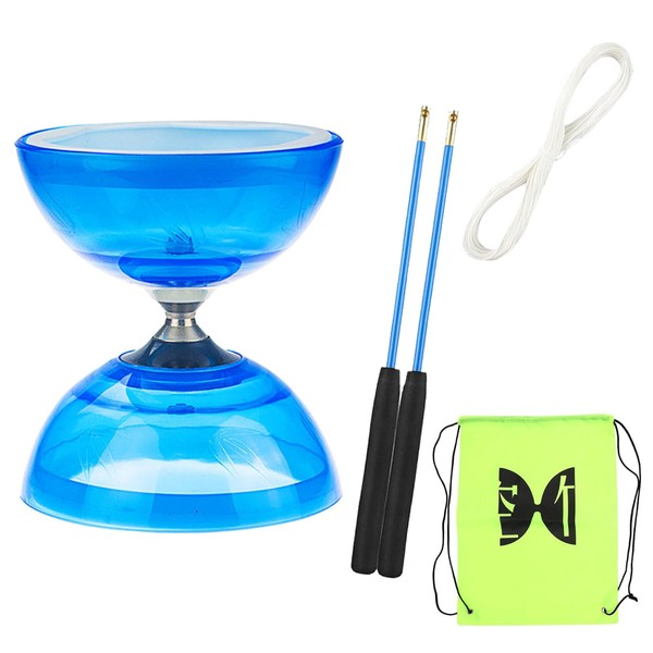 Triple Bearing Diabolo Set with Professional Sticks, 10m Spare String