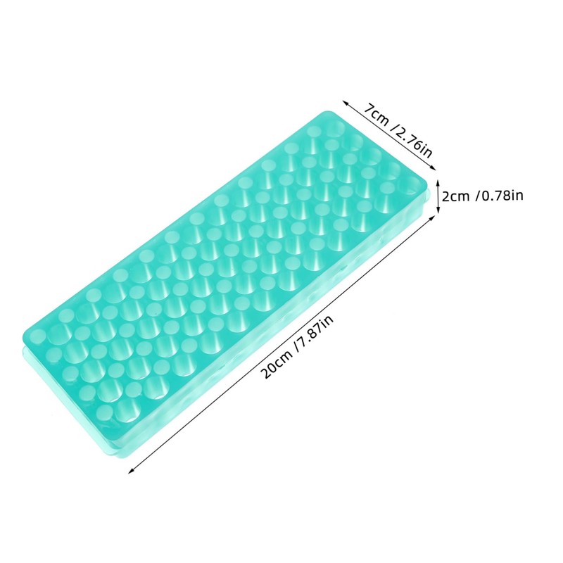 Hohopeti 5pcs Tube Racks for Microcentrifuge Vial Tube Holder Double