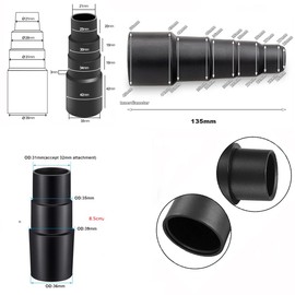 Universal Shop Vacuum Cleaner Hose Adapter, 3 Pieces Vacuum Hose Adapter Kit — Shop Vac Reducer Attachment Adapters for Hoses