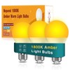 Neporal Amber Light Bulbs 9W, Soft Warm Sleep Light Bulbs