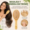 6 Piezas Cepillo para Cabello, Antiestático，Peine para Cabello Antiobstrucción, se