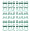 19mm 80pcs Binder Clips Strong Clamping Force Metal Hollow Tail