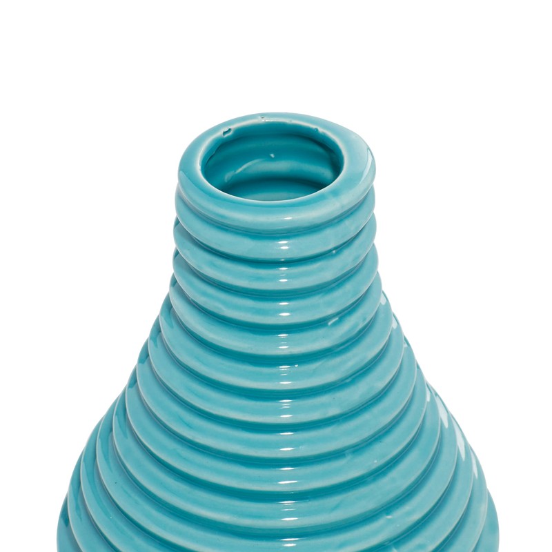 Deco 79 Ceramic Decorative Vase Centerpiece Vases with Varying Patterns,