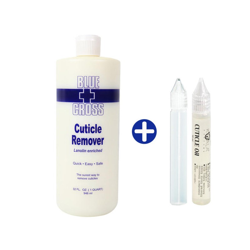 Blue Cross 블루크로스 큐티클리무버 6oz 16oz 32oz 행사 [블루크로스32oz +사은품]