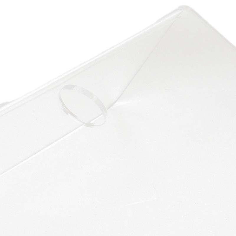 2Pcs Clear Floating Shelf Acrylic Fine Surface Delicate Modern Transparent