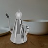 HEMOTON Olive Oil Jug Stainless Steel with Removable Lid (350