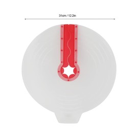 VUFVOID 12 Inch Mixer Splatter Guard, Egg Whisk Mixing Bowl Lid Practical Silicone Anti Splash Cover Cooking Kitchen Tools Pots Shields Fits Accessories for Home Baking Most Hand Electric Mixers