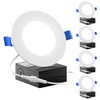 Sunco 4 Inch LED Recessed Lights, Slim Canless Ceiling Lighting,