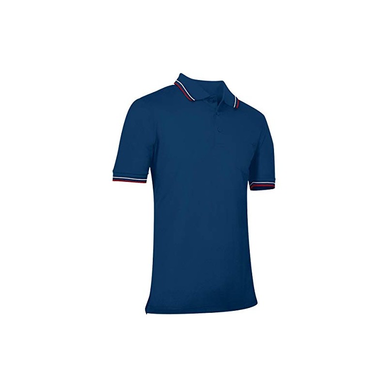 Champro Men's Dri Gear Umpire Polo Shirt, blue, xxxl
