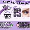 Lash Clusters Natural Cluster Eyelash Extensions 156 PCS Eyelash Clusters