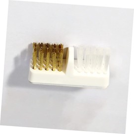 Ipetboom Ergonomic Design Nail Art Brush Set 4pcs Copper Wire Brush for Nail Drill Cleaning Dust Removal