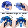 JINHOABF 2 Pack Classic N64 Controller,Wired N64 64-bit Gamepad Joystick