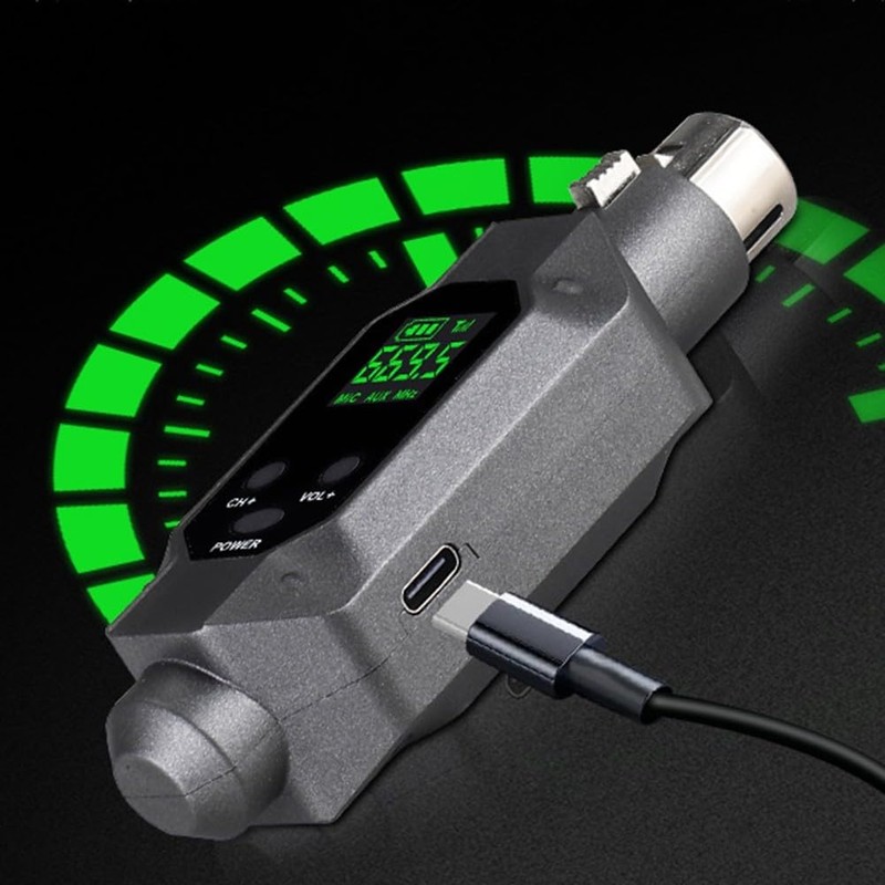 SPORTARC Wireless Xlr Transmitter and XLR Receiver, Wireless Microphone Audio