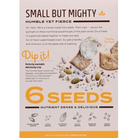 The Humble Seed Crackers Grain Free Everything - 4.25 OZ (Pack of 6)