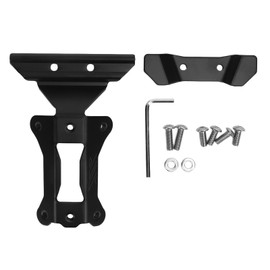 Bicycle Saddle Bottle Holder Adapter, Steel Water Bottle Holder for Road and Mountain Bikes Holds 2 Bottle Cages Behind the Saddle