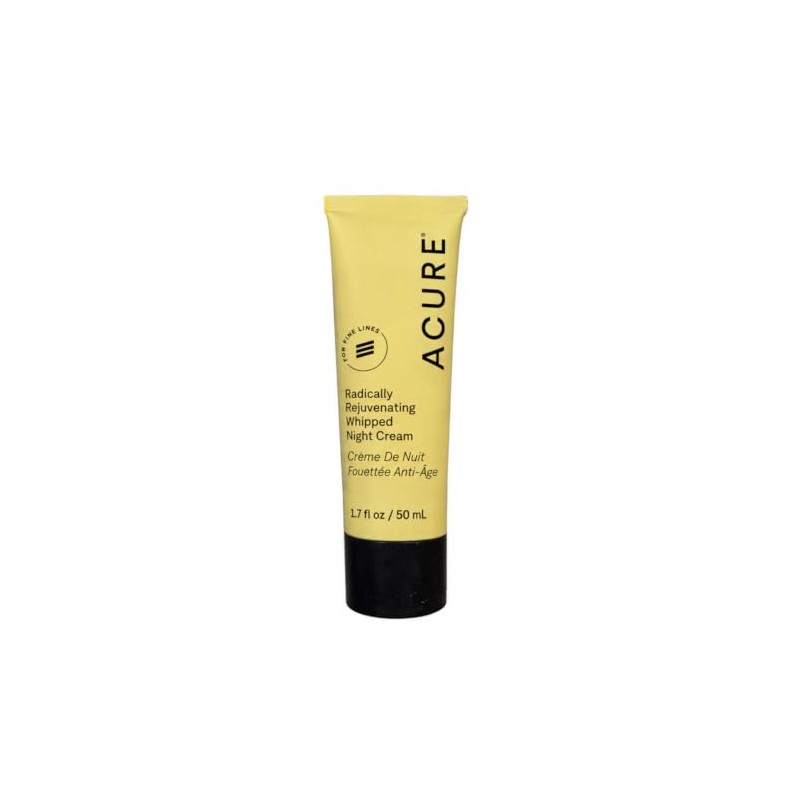 Acure | Crema nocturna rejuvenecedora para atenuar arrugas | Con
