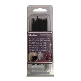 The Quilted Bear Tack Refills - Premium Basting Fastener Tack Refill for Basting Gun/Kimble Gun - 2400 Pieces - Your Choice of Two Different Colours (Black)