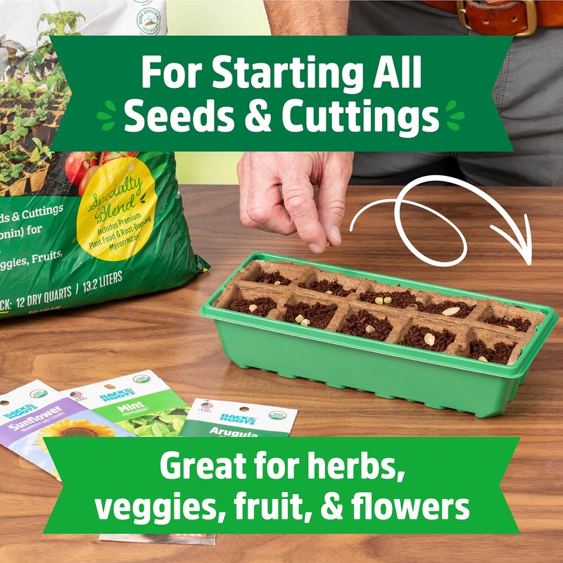 Back to the Roots 10-Cell Greenhouse Germination Kit | Includes