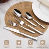 60 Piece Stainless Steel Silverware Set for 12, 18/10 Silverware