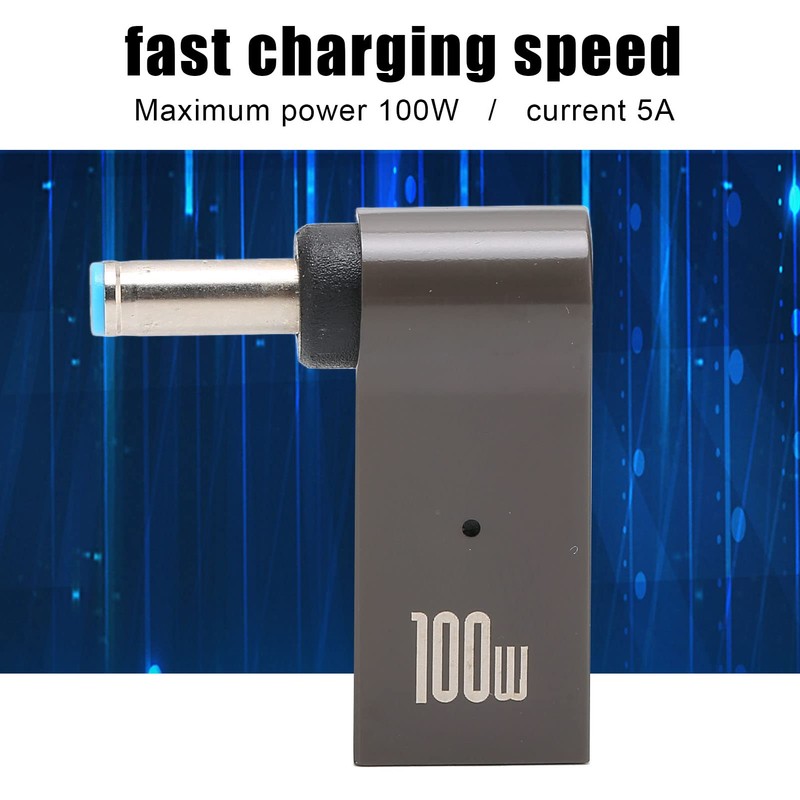 ASHATA 100W Type C USB C to DC Adapter, 90