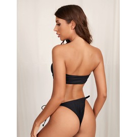 WDIRARA - Traje de baño de 2 piezas para mujer