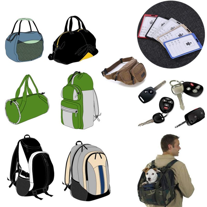 20PC Compass Zipper Pull Fits for Sport Outdoor Travel Backpack