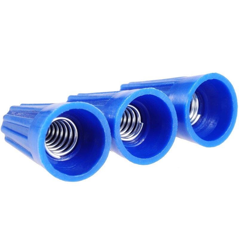 SEUNMUK 2000 Pcs Blue Wire Connector Nuts, Wire Cap Screw