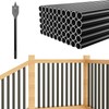 50Pack 32" Aluminum Deck Balusters Round Black Deck Railing Stair