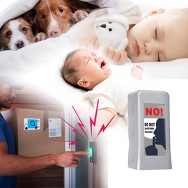 Do Not Disturb Doorbell Button Cover, Please Do Not Ring Signs, Suitable for Undisturbed Napping, Baby Sleep, and Dog Barking 2 Pack 6 Interchangeable Stickers(Non-Video Cover)