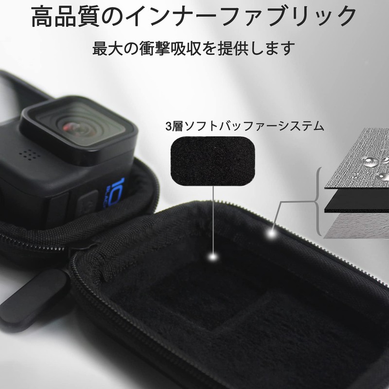DGSHUIJIE Action Camera Storage Case, Small, Compatible with Multiple Models,