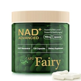 Suplemento NAD, alternativa liposomal NAD extra fuerte, Boost NAD y resveratrol + para mujeres y hombres, energía antienvejecimiento, regeneración cel