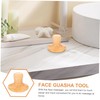 Mobestech Face Guasha Massager Jade Beauty Stone Mushroom Shape Essential