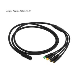 NDNCZDHC 3.9ft Bike Motor Conversion Cable ABS Electric Bike Extension Cable Waterproof Ebike Motor Wires for BBS01 BBS02