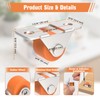 Mixizigoz 0.5 Inch Mini Low Profile Caster Wheels - Self