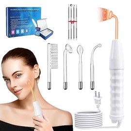 Alta Frecuencia Facial, Equipo De Alta Frecuencia Para La Piel, Con 4 Tubos Diferentes, Máquina Portátil De Mano De Alta Frecuencia Para La Piel Facial, Estiramiento de la Piel, Antienvejecimiento