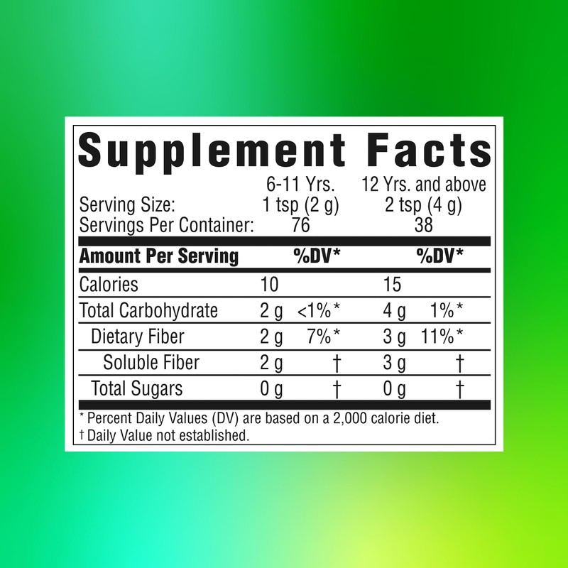 Benefiber Daily Prebiotic GLP-1 Friendly Fiber Supplement Powder for Digestive