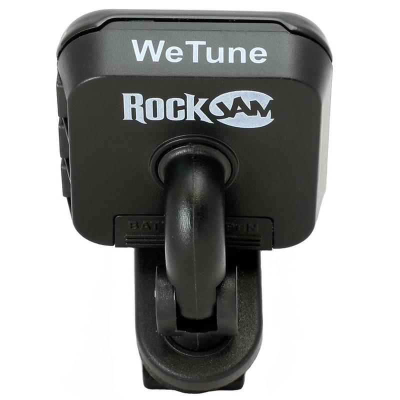 RockJam RJWETUNE Wetune Clipon Tuner for all Instruments with Guitar