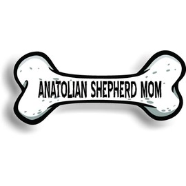 Anatolian Shepherd Mom Dog in Pocket Car Bumper Magnet, Magnetic for Refrigerator, Decorative Fridge Magnet, Office, Whiteboard, Kitchen, Locker Waterproof Decor, Family & Friends, 4x7 in