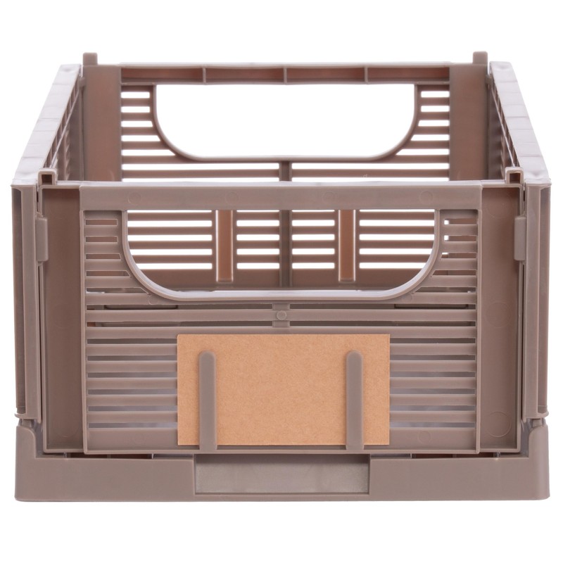 Brandsseller Foldable Folding Box, M, Sturdy Shopping Basket, Stackable Transport