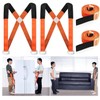 Moving Straps, 2-Person Lifting and Moving System with Thickened Pads,