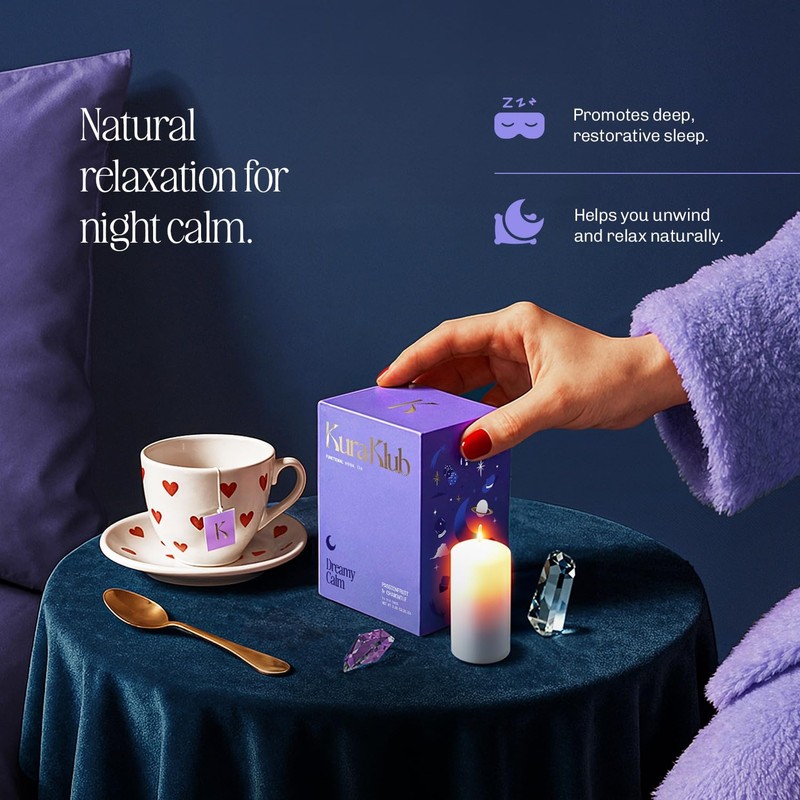 Kura Klub Nighttime Sleep & Relaxation Tea — Chamomile &